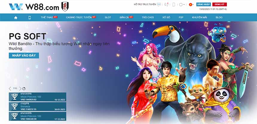 Tìm hiểu nền tảng Slot game trực tuyến tại W88